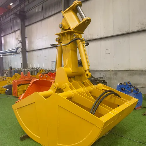 Caçambas de triagem rotativa para escavadeira